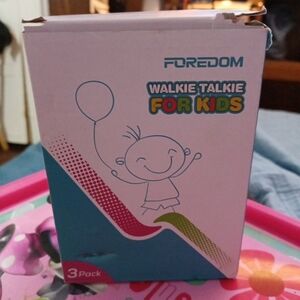 3pk Walkie Talkie For Kids by FOREDOM new in box